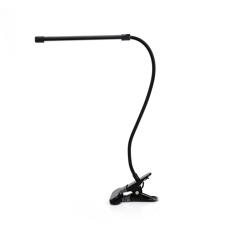 LED vyšívací lampa Kovová flexibilní lampa s husím krkem