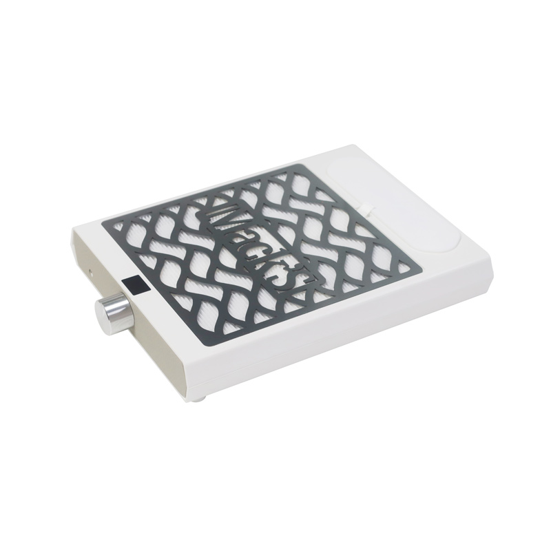 Sběrač nehtového prachu s opěrkou rukou