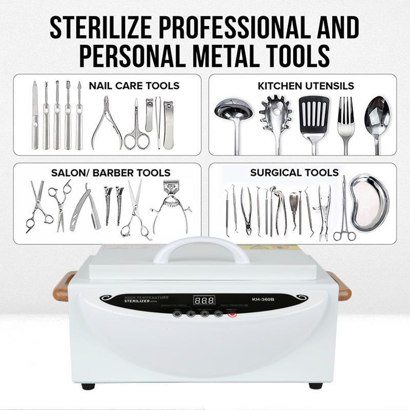 Sterilizační skříně na různé kovové nástroje